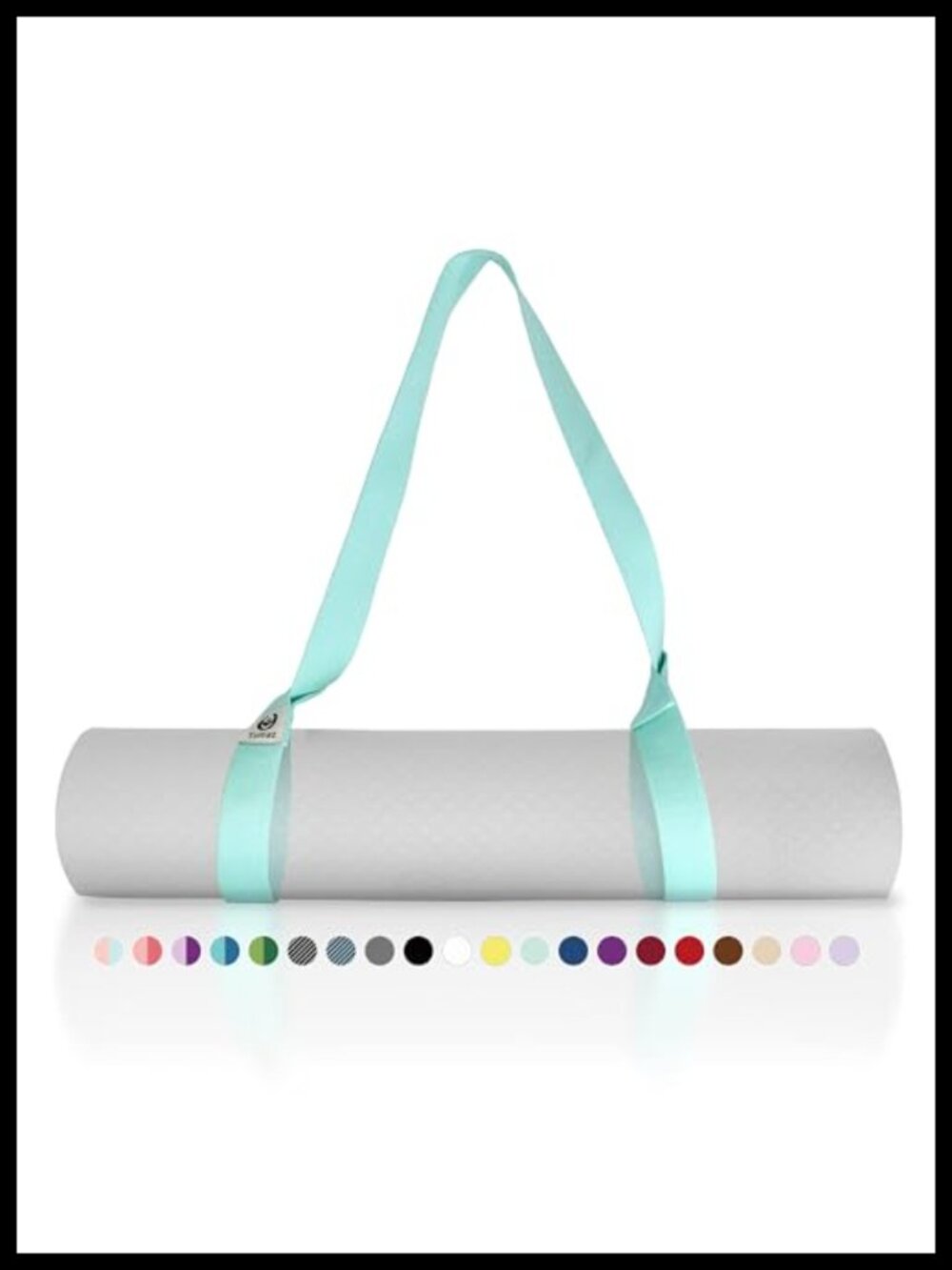 Yoga Mat Strap Adjustable Cotton Blend Carrier 64 In